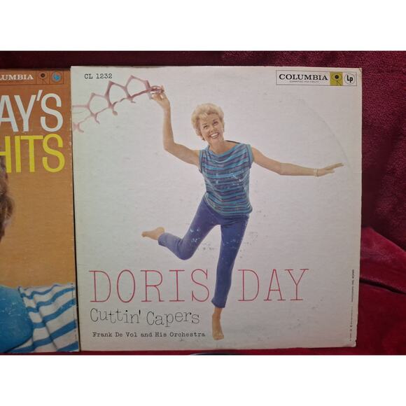 Doris Day – Greatest Hits & Cuttin’ Capers Vinyl LP Lot Columbia Six-Eye Mono - Picture 3 of 11